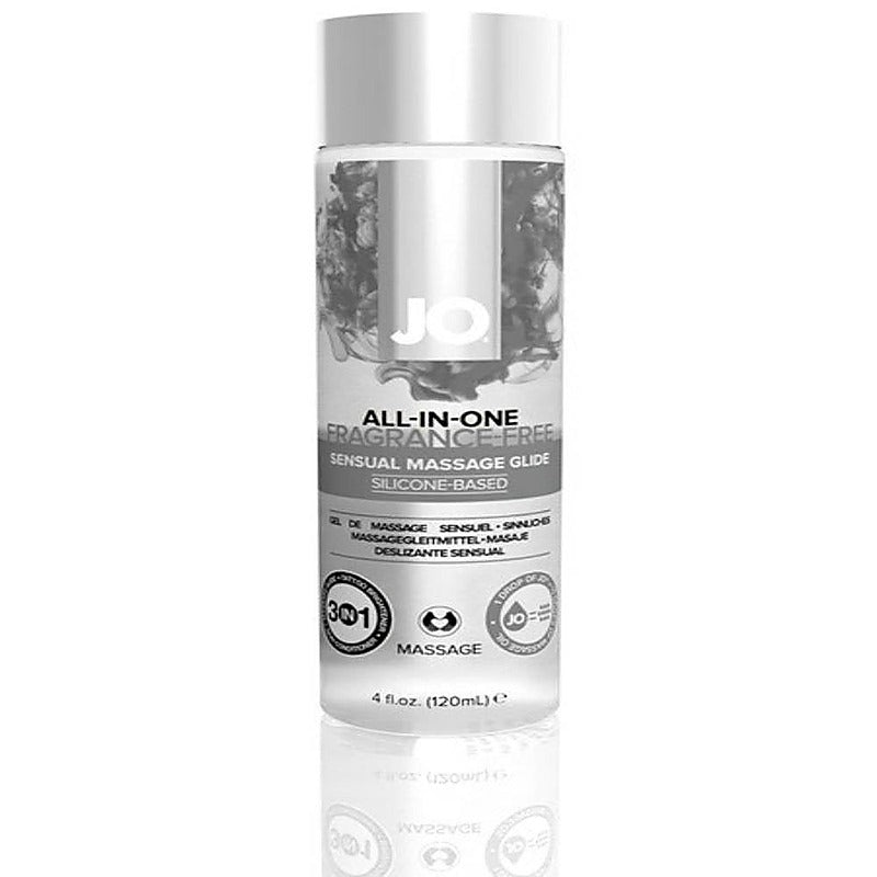 JO Sensual Massage Glide Unscented 4 floz Based Lube - Silicone Based Lubes