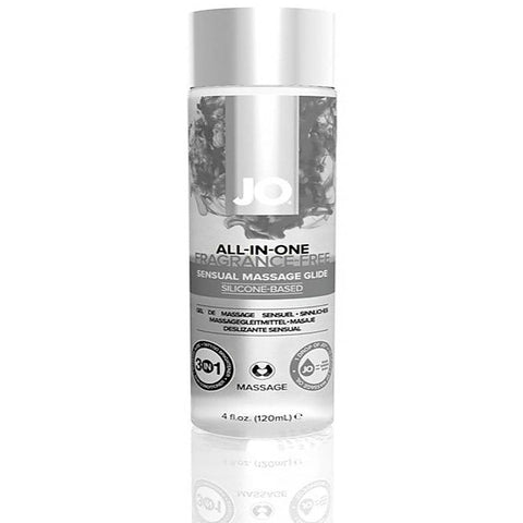 JO Sensual Massage Glide Unscented 4 floz Based Lube - Silicone Based Lubes