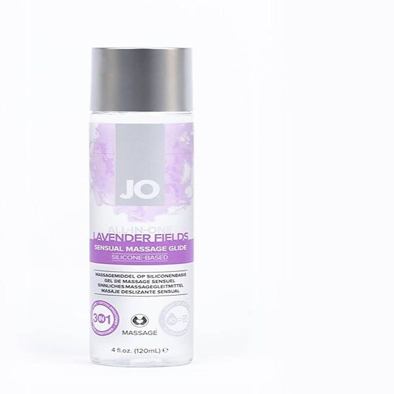JO Sensual Massage Glide Unscented 4 floz Based Lube - Silicone Based Lubes