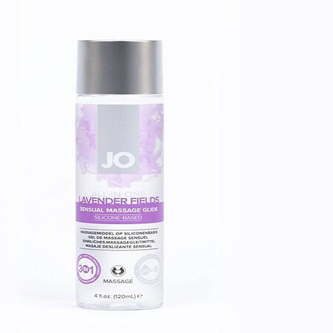 JO Sensual Massage Glide Unscented 4 floz Based Lube - Silicone Based Lubes