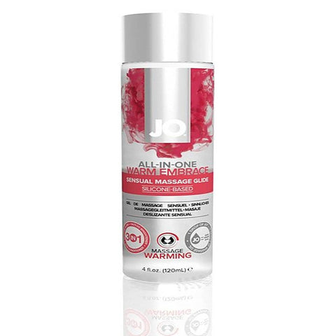 JO Sensual Massage Glide Unscented 4 floz Based Lube - Silicone Based Lubes