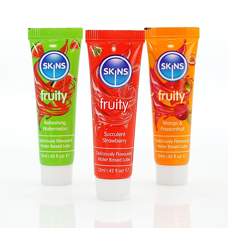 Skins Fruity Tubes Water Based Lubes - Water Based Lubes