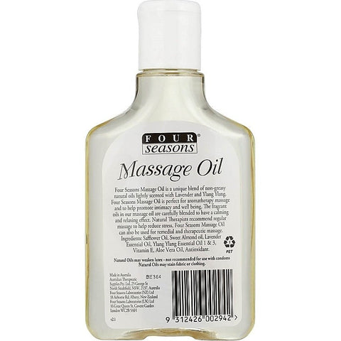 Lavender Ylang Ylang Massage Oil By Four Seasons - Massage Oils and Lubricants