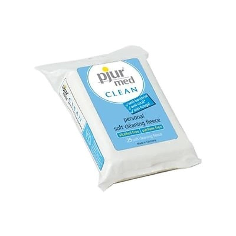 Med Clean Fleece Pack Of 25 By Pjur - Adult Toy Cleaner