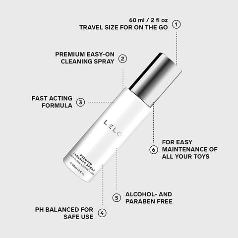 Antibacterial Adult Toy Cleaning Spray By Lelo - Adult Toy Cleaner