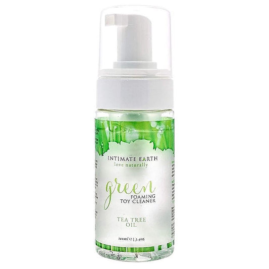 Intimate Earth Green Foaming Toy Cleaner - Adult Toy Cleaner