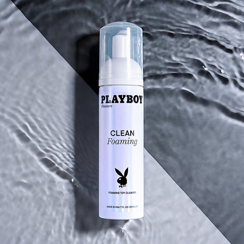 Playboy Pleasure Clean Foaming Toy Cleaner By Evolved - Adult Toy Cleaner