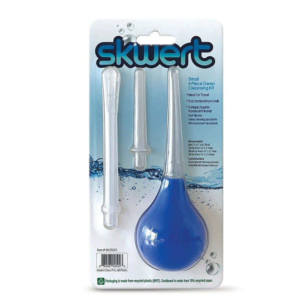 Compact Cleansing Companion - Skwert Unisex Douche System - Enemas and Douches