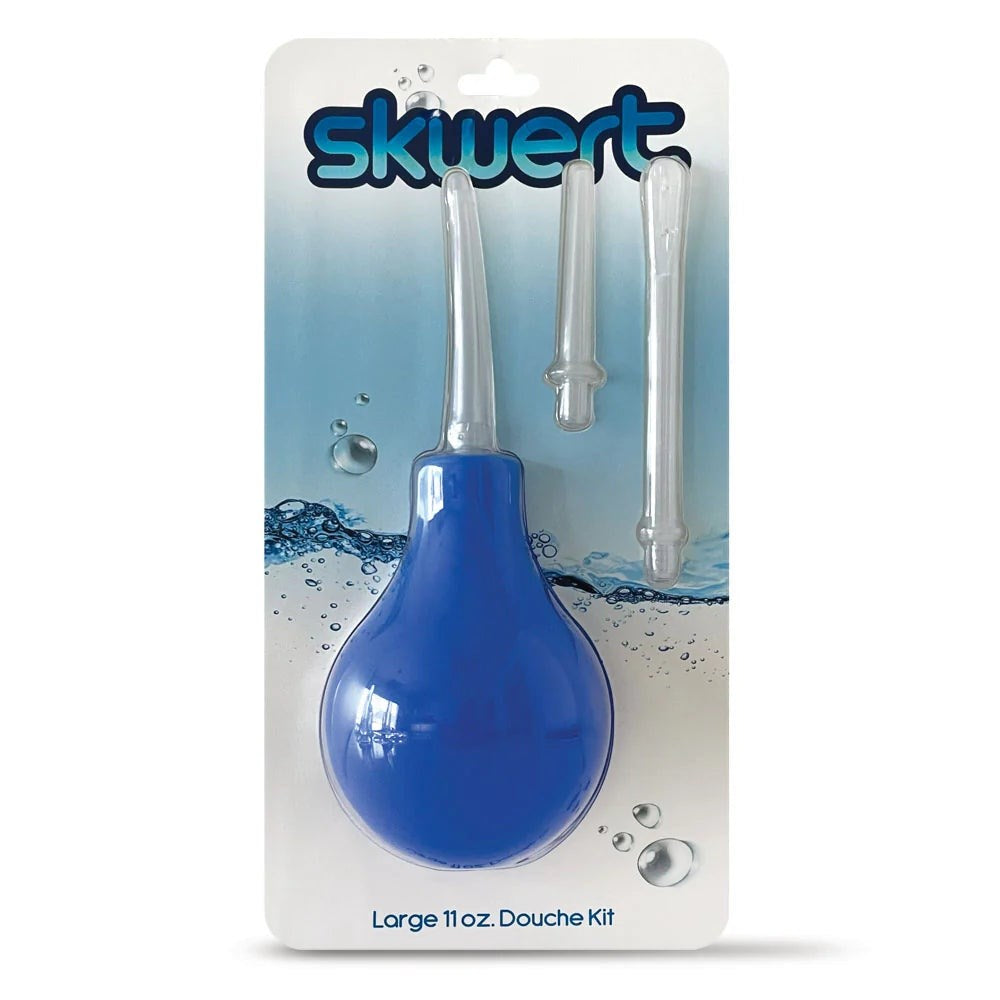 Skwert Deluxe Unisex Travel Douche Set - 3 Wands, Large Capacity, Body-Safe - Enemas and Douches