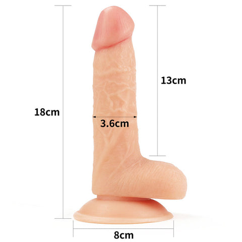Lovetoy The Ultra Soft Dude Realistic Dong Flesh - Realistic Dildos