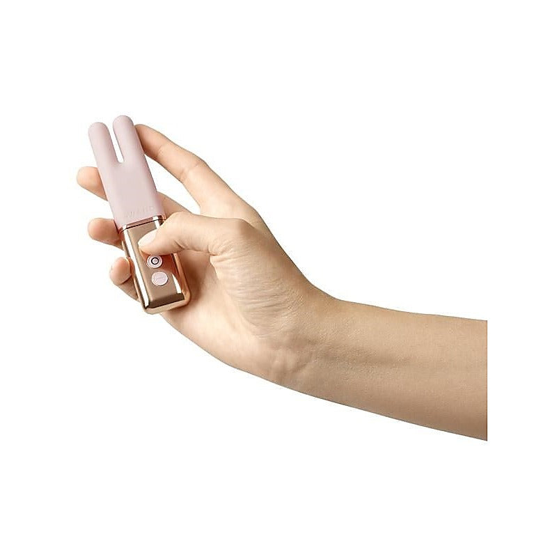 Le Wand Chrome Deux Dual Motors Mini Vibrator - Clit Ticklers and Pulsators