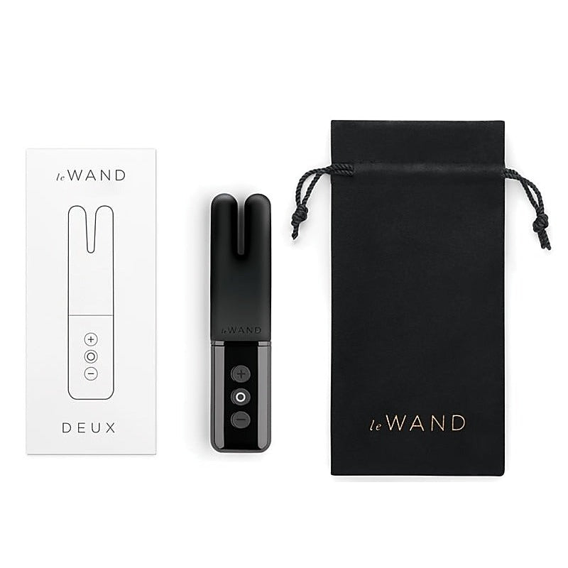 Le Wand Chrome Deux Dual Motors Mini Vibrator - Clit Ticklers and Pulsators
