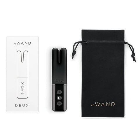 Le Wand Chrome Deux Dual Motors Mini Vibrator - Clit Ticklers and Pulsators