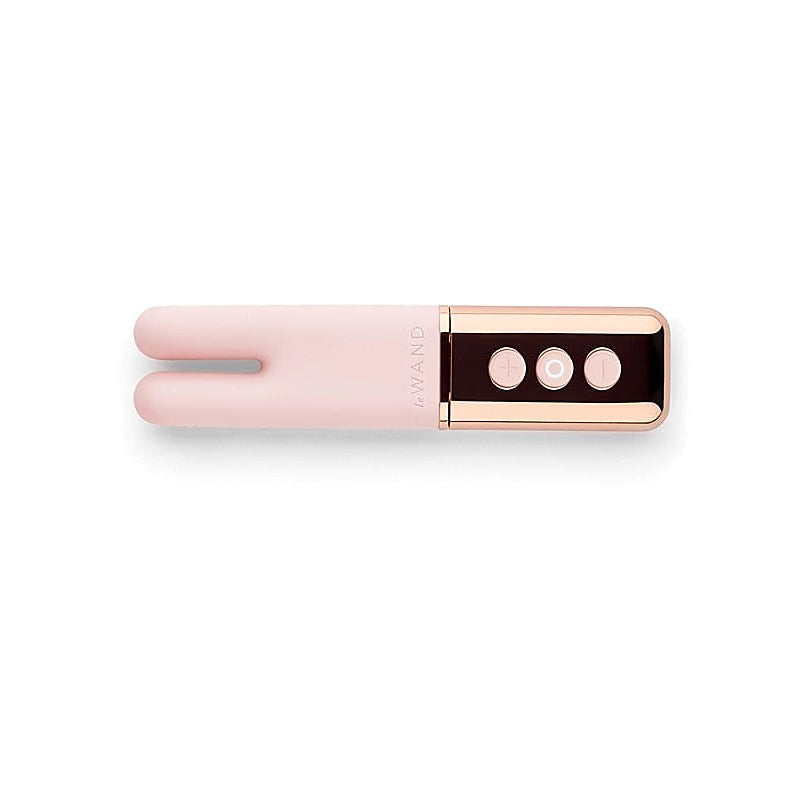 Le Wand Chrome Deux Dual Motors Mini Vibrator - Clit Ticklers and Pulsators