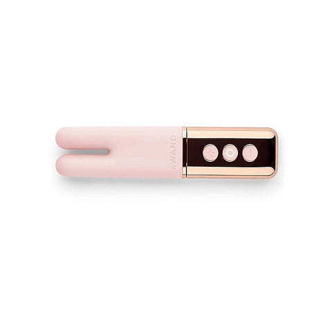 Le Wand Chrome Deux Dual Motors Mini Vibrator - Clit Ticklers and Pulsators