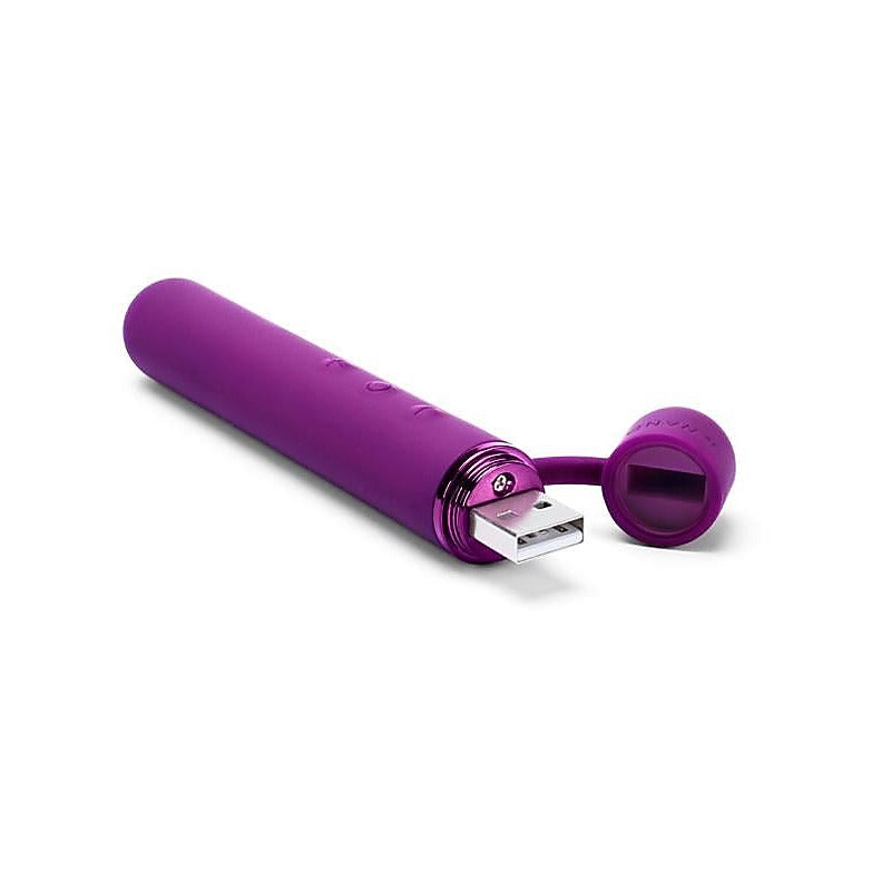 Le Wand Chrome Baton - Rechargeable Vibrating Massager for Pleasure Seekers - Bullet Vibrators