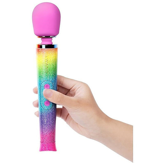 Le Wand Rainbow Ombre Vibrating Body Wand Massager - Body Wands