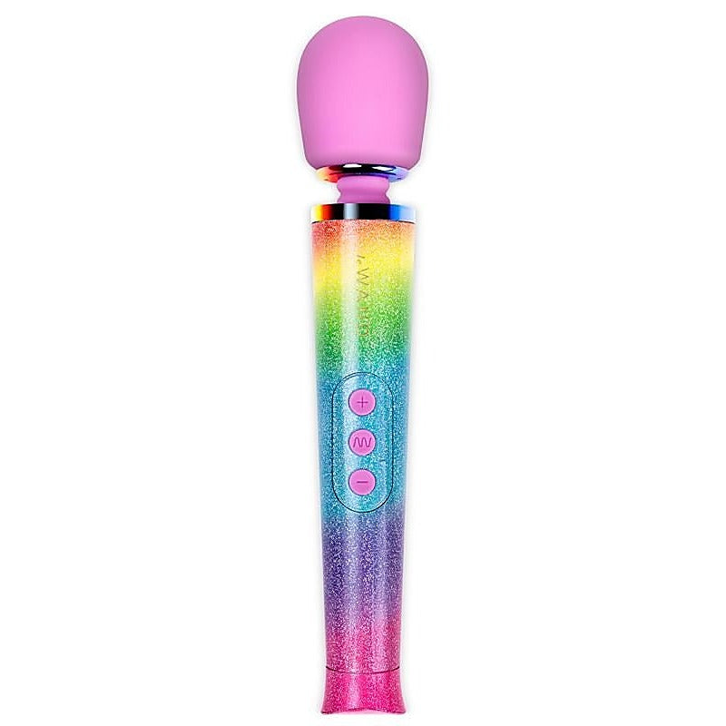 Rainbow Ombre Vibrating Body Wand By Le Wand - Body Wands