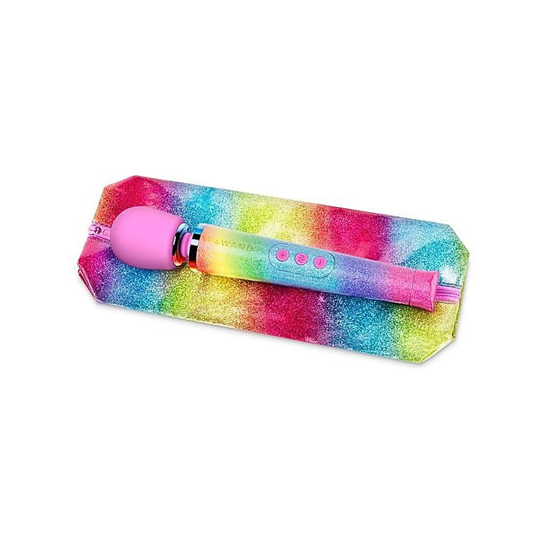 Rainbow Ombre Vibrating Body Wand By Le Wand - Body Wands