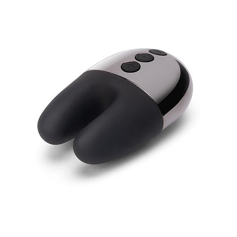 Le Wand Chrome Mini Double Vibrator - Discreet Dual Stimulation - Rabbit Vibrators