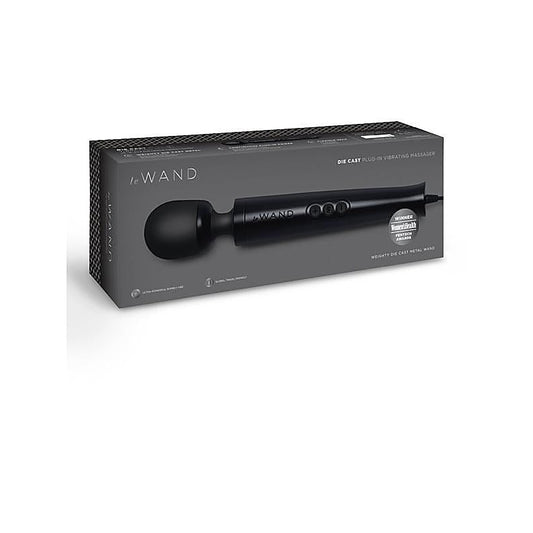 Le Wand Die Cast Plug-In Vibrating Massager - Endless Bliss at Your Fingertips - Body Wands