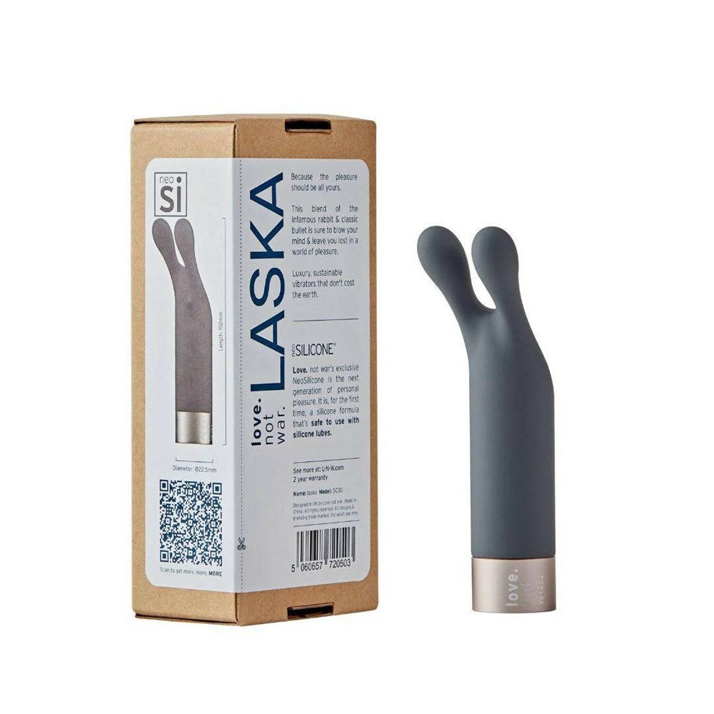 Laska - Eco-Friendly Clitoral Pleasure Wand by Love Not War - - Vibrator Accessories