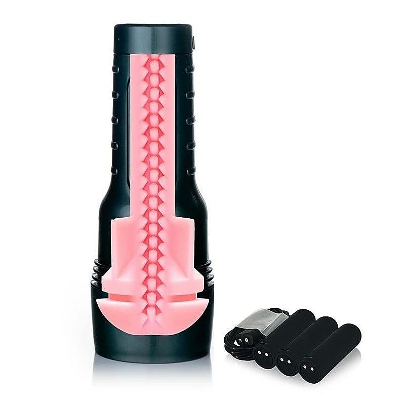 Fleshlight Vibro Pink Lady Touch Realistic Vagina Stroker - Masturbators and Strokers