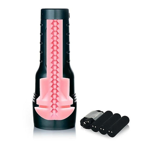 Fleshlight Vibro Pink Lady Touch Realistic Vagina Stroker - Masturbators and Strokers
