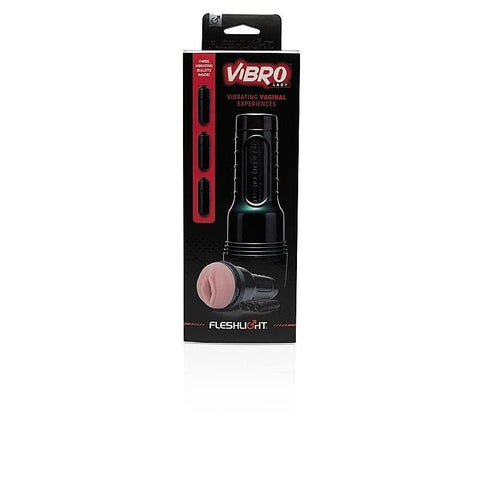 Fleshlight Vibro Pink Lady Touch Realistic Vagina Stroker - Masturbators and Strokers