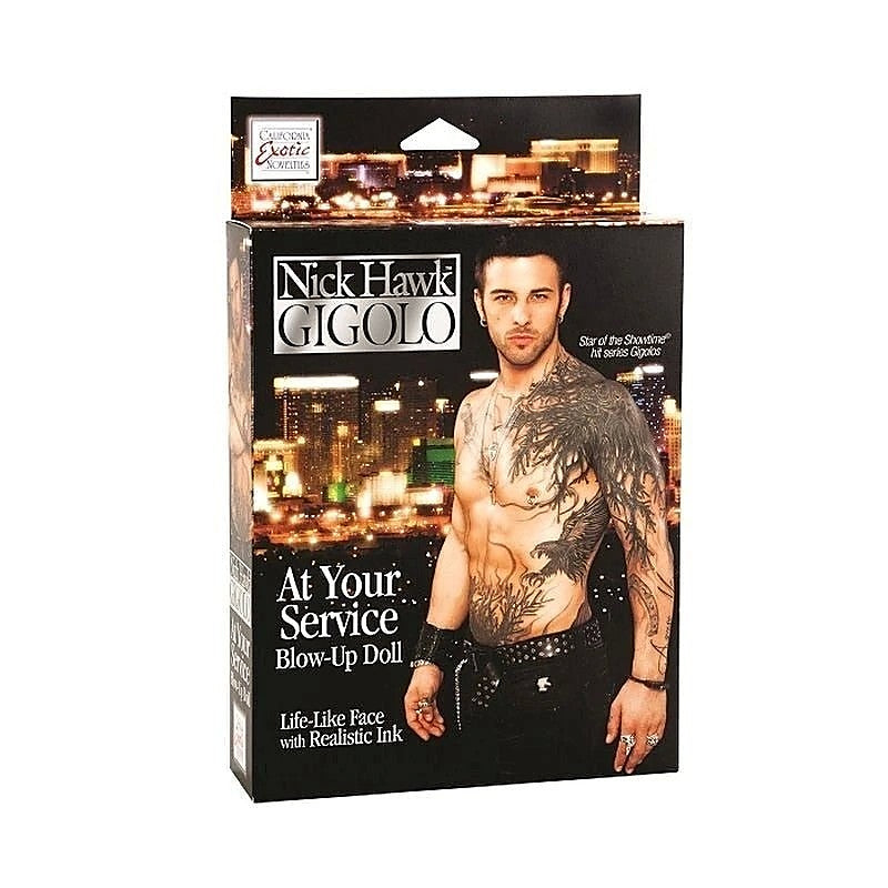 Nick Hawk Gigolo At Your Service Blow-Up Doll - Love Dolls