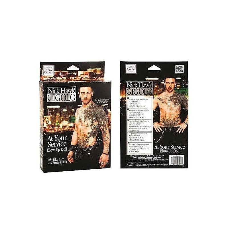 Nick Hawk Gigolo At Your Service Blow-Up Doll - Love Dolls
