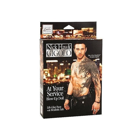 Nick Hawk Gigolo At Your Service Blow-Up Doll - Love Dolls