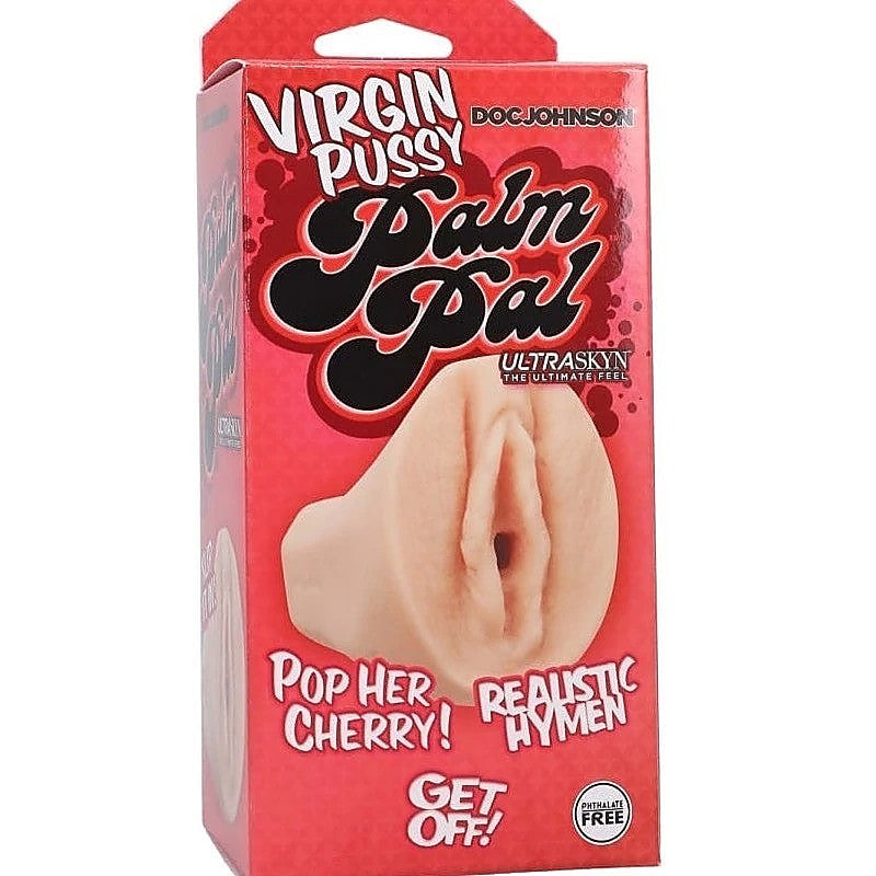 Doc Johnson Palm Pal UR3 Virgin Pussy Realistic Stroker - Masturbators and Strokers