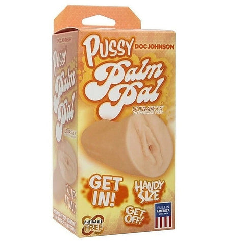 Doc Johnson Palm Pal UR3 Pussy Male Stroker - Masturbators and Strokers