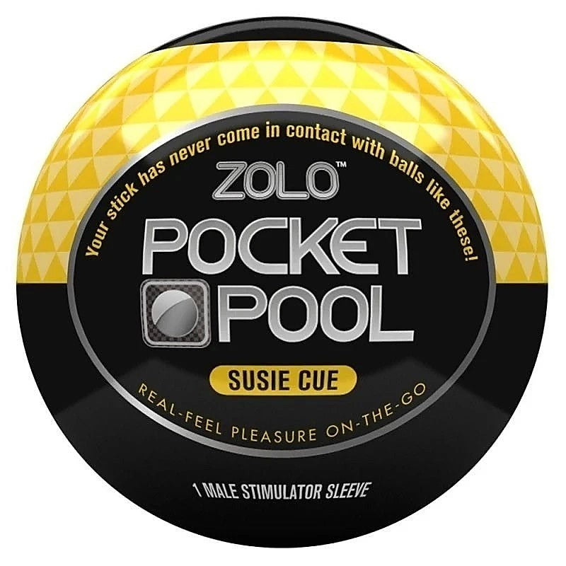 Zolo Pocket Pool Single Susie Cue - Discreet Pleasure Companion - Masturbators and Strokers