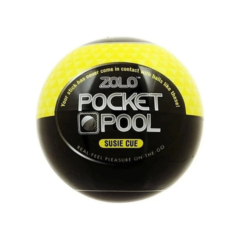 Zolo Pocket Pool Single Susie Cue - Discreet Pleasure Companion - Masturbators and Strokers