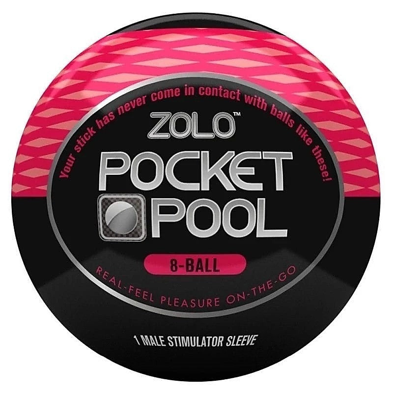Zolo 8-Ball Pocket Pool - Compact Pleasure on the Go - Masturbators and Strokers