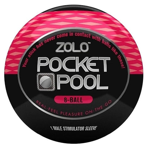 Zolo 8-Ball Pocket Pool - Compact Pleasure on the Go - Masturbators and Strokers