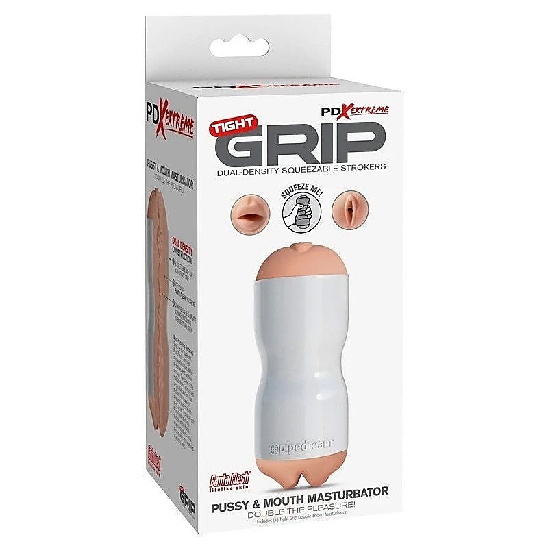 Extreme Tight Grip Pussy And Mouth Masturbator - Masturbators and Strokers