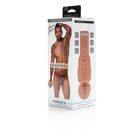 Fleshjack Boys Boomer Banks Sonic Boom Mens Stroker - Masturbators and Strokers
