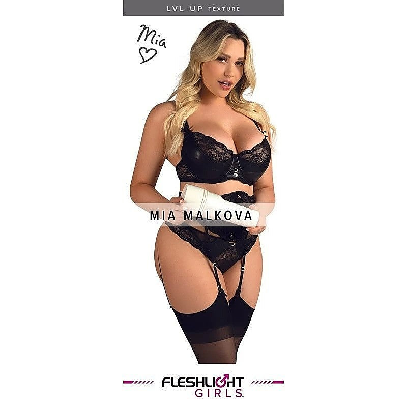 Mia Malkova Lvl Up Masturbator Sleeve By Fleshlight - Fleshlight Male Masturbators