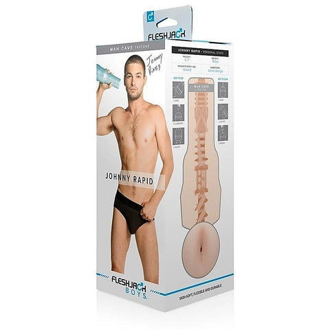Fleshjack Boys Johnny Rapid Man Cave Male Masturbator - Fleshlight Male Masturbators
