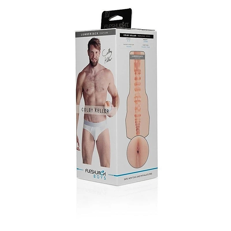 Fleshjack Boys Colby Keller Lumberjack Realistic Male Stroker - Masturbators and Strokers