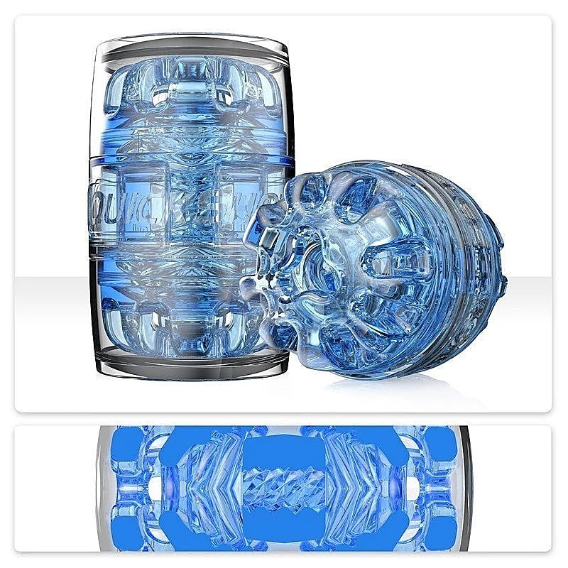 Fleshlight Quickshot Turbo Male Pleasure Stroker Blue Ice - Masturbators and Strokers