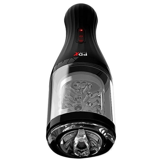 PDX Elite Talk Dirty Rotobator Vibrating Mens Masturbator - Masturbators and Strokers