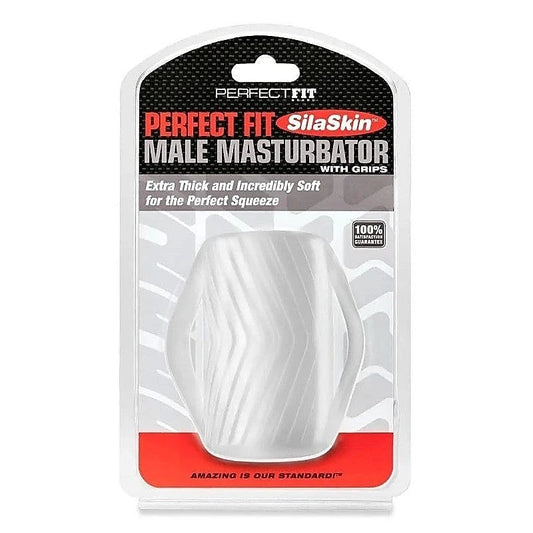 Perfect Fit Male Masturbator with Grips - Masturbators and Strokers
