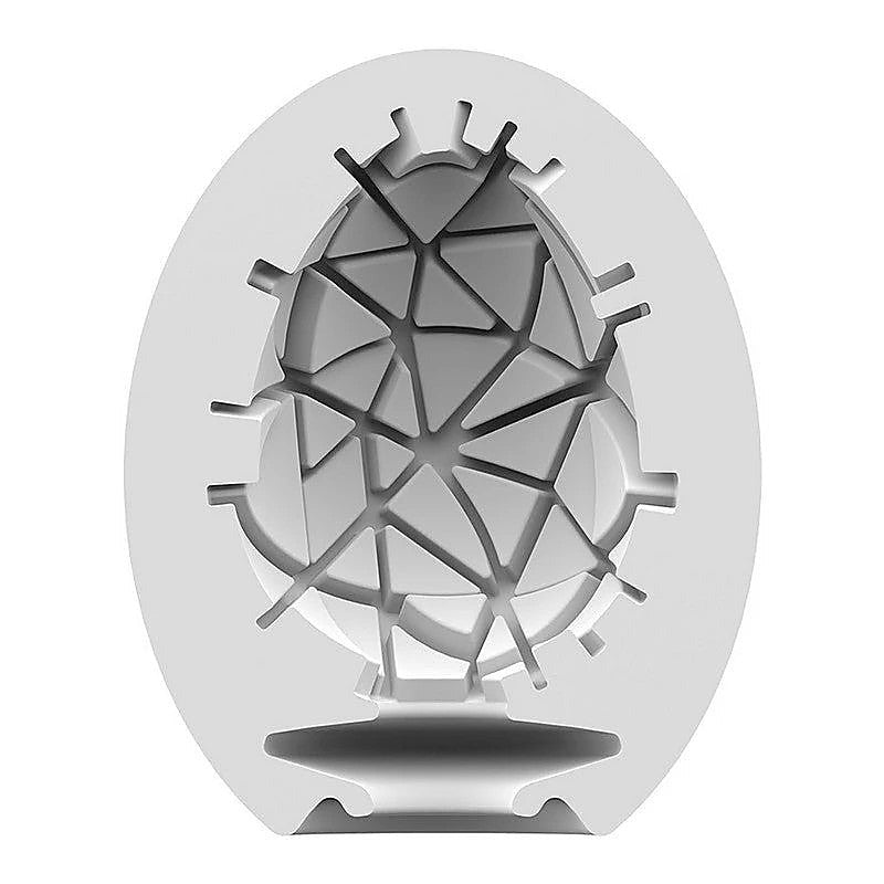 Crunchy Male Masturbator Egg By Satisfyer - Masturbators and Strokers