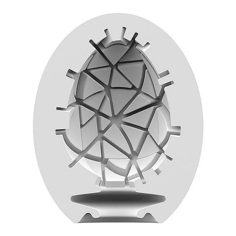 Crunchy Male Masturbator Egg By Satisfyer - Masturbators and Strokers