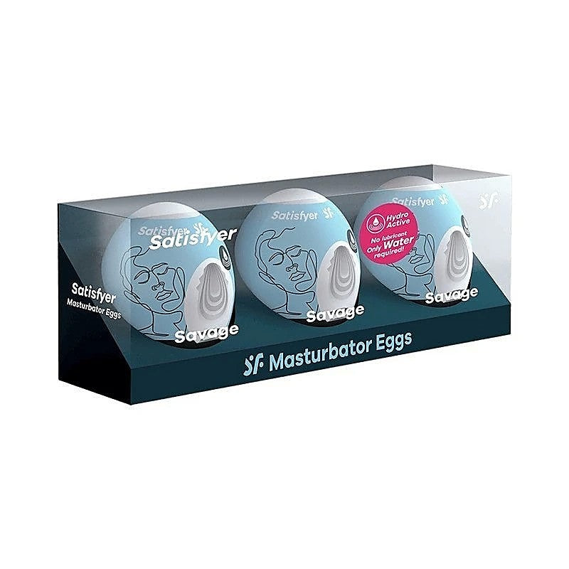 Satisfyer Mixed 3 Pack Male Masturbator Eggs #2 - Masturbators and Strokers