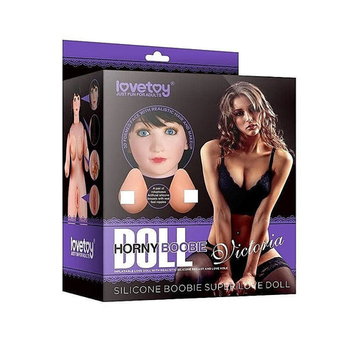 Victoria Horny Brunette Boobie Doll - Love Dolls
